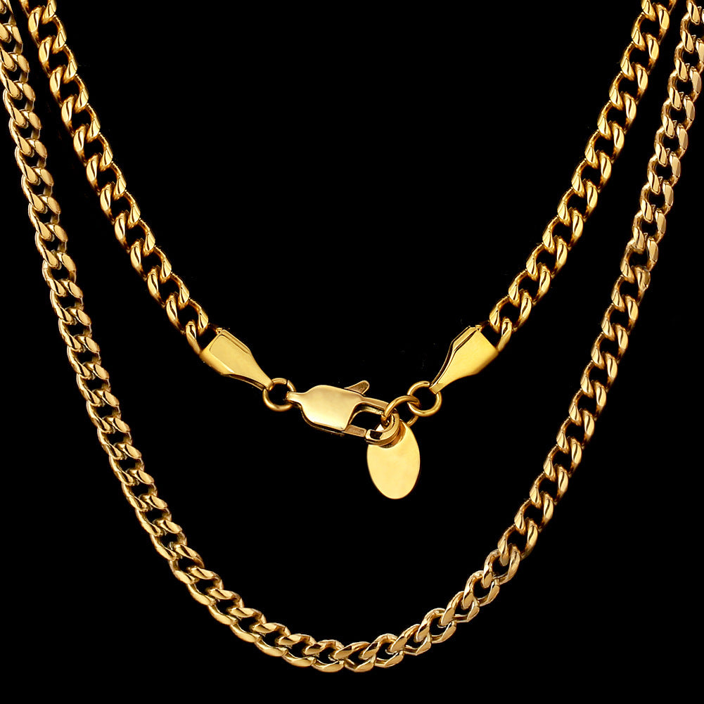 Miami Cuban chain clasp — NOXMAJOR 18K gold-plated