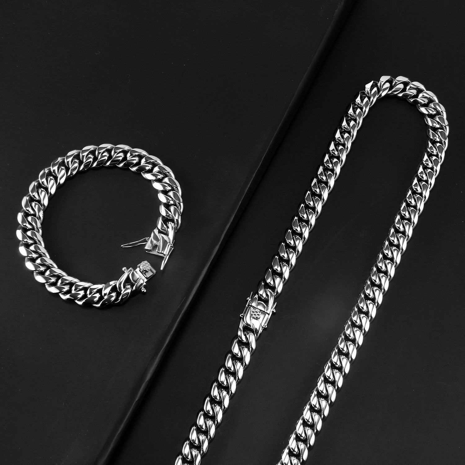 Men's 18K gold-plated Cuban link chain 5mm — NOXMAJOR